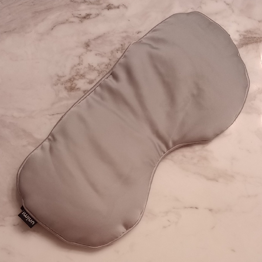 Gray Satin Sleep Mask